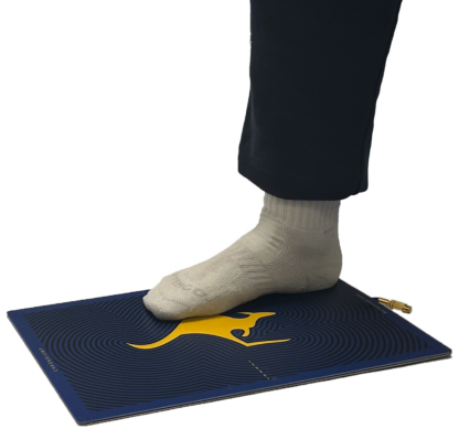 Foot on A3 platform